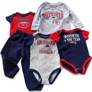 New England Patriots Gear Kids 18 Months NFL Lot